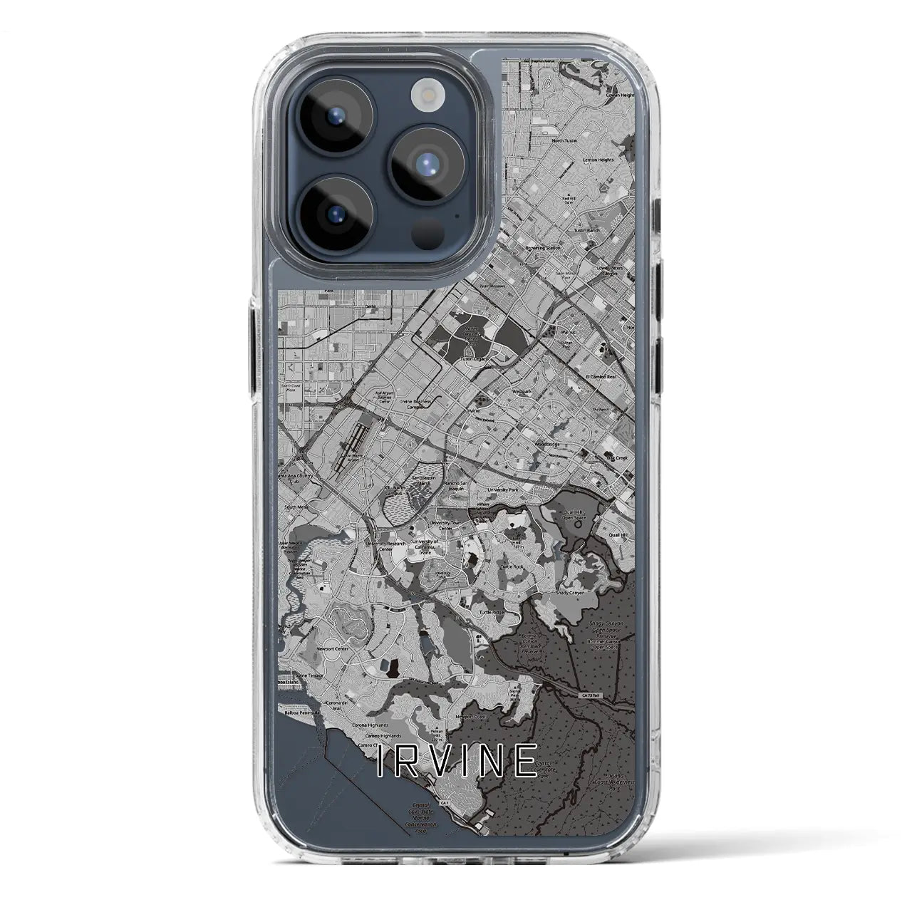 【アーバイン（アメリカ）】地図柄iPhoneケース（MagSafeタイプ）
