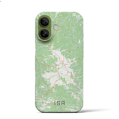 【伊佐（鹿児島県）】地図柄iPhoneケース（バックカバータイプ）