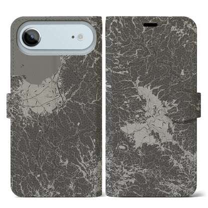 【伊佐（鹿児島県）】地図柄iPhoneケース（手帳タイプ）