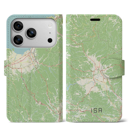 【伊佐（鹿児島県）】地図柄iPhoneケース（手帳タイプ）