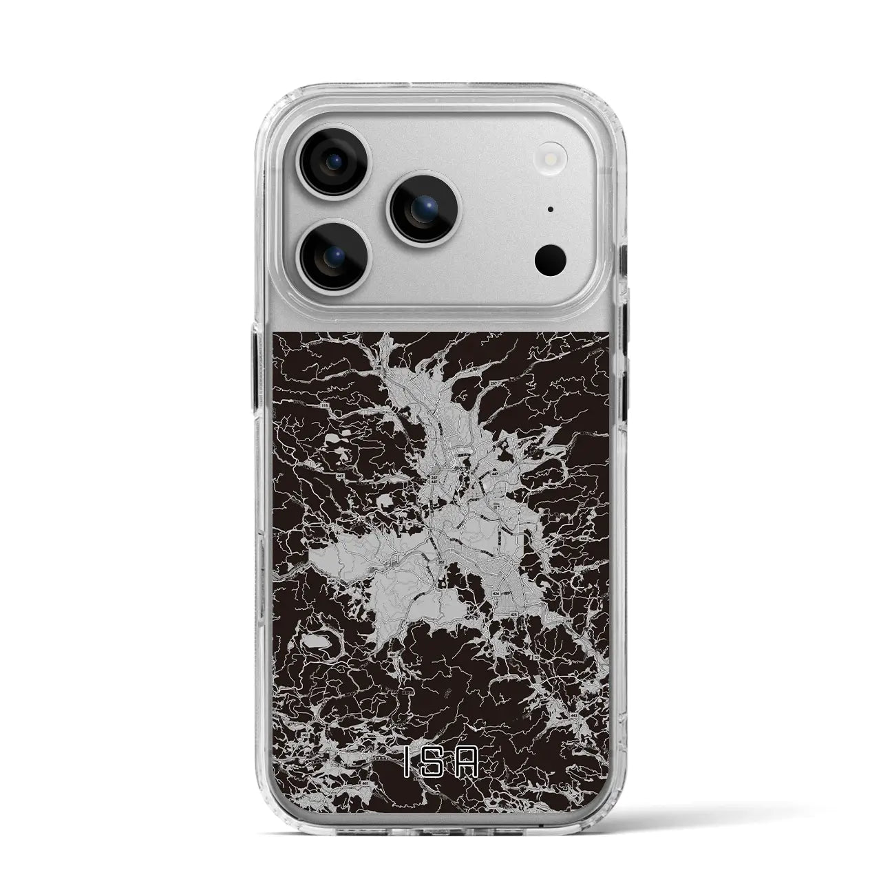 【伊佐（鹿児島県）】地図柄iPhoneケース（MagSafeタイプ）