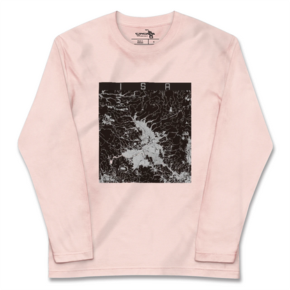 【伊佐（鹿児島県）】地図柄ロングスリーブTシャツ