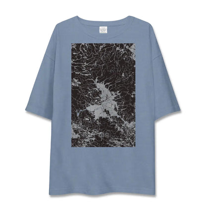 【伊佐（鹿児島県）】地図柄ビッグシルエットTシャツ