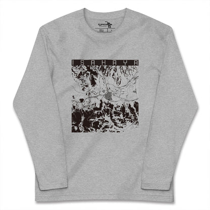【諫早（長崎県）】地図柄ロングスリーブTシャツ