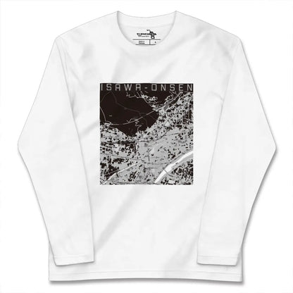 【石和温泉（山梨県）】地図柄ロングスリーブTシャツ