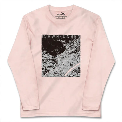 【石和温泉（山梨県）】地図柄ロングスリーブTシャツ