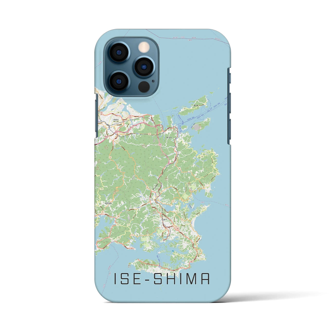 【伊勢志摩（三重県）】地図柄iPhoneケース（バックカバータイプ）