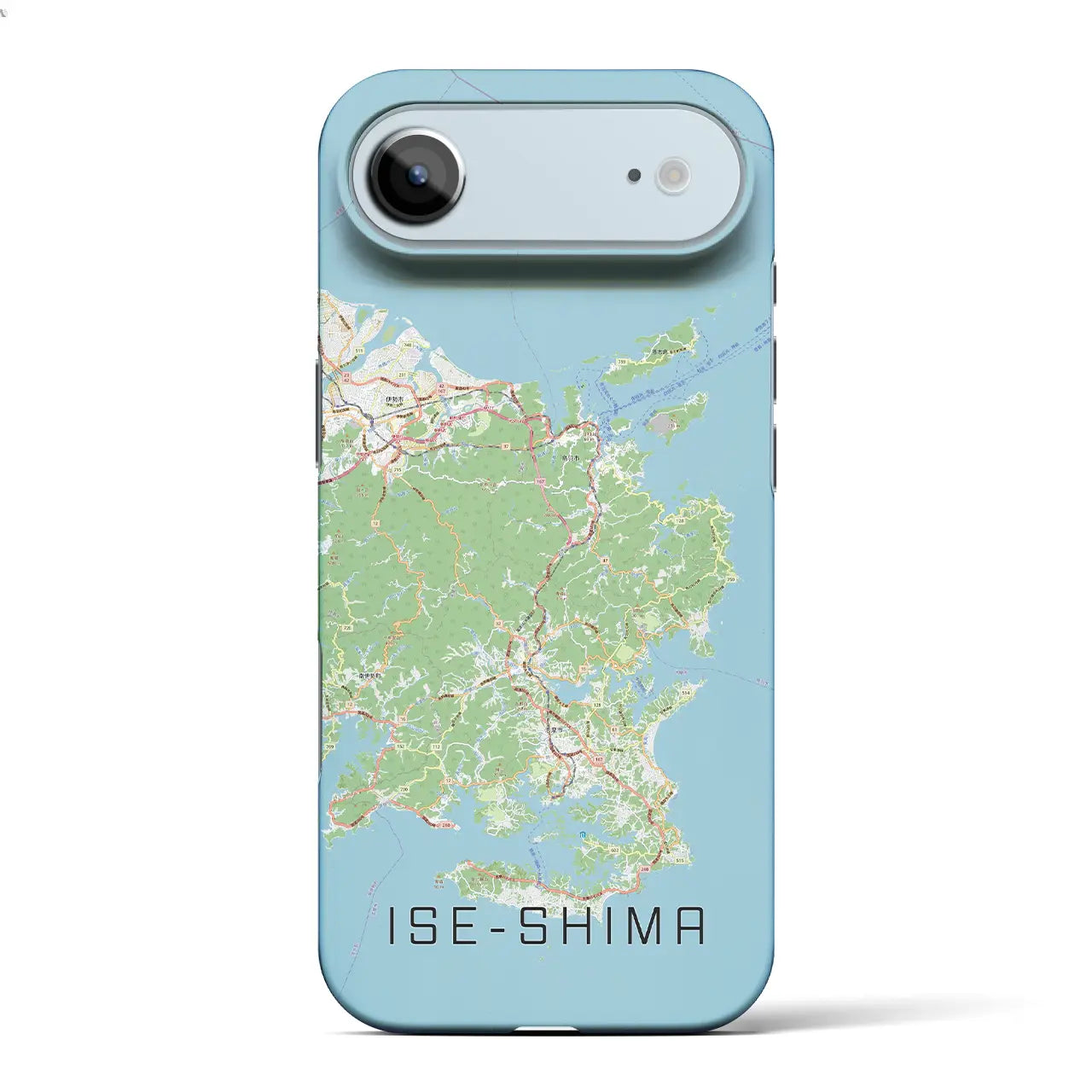 【伊勢志摩（三重県）】地図柄iPhoneケース（バックカバータイプ）
