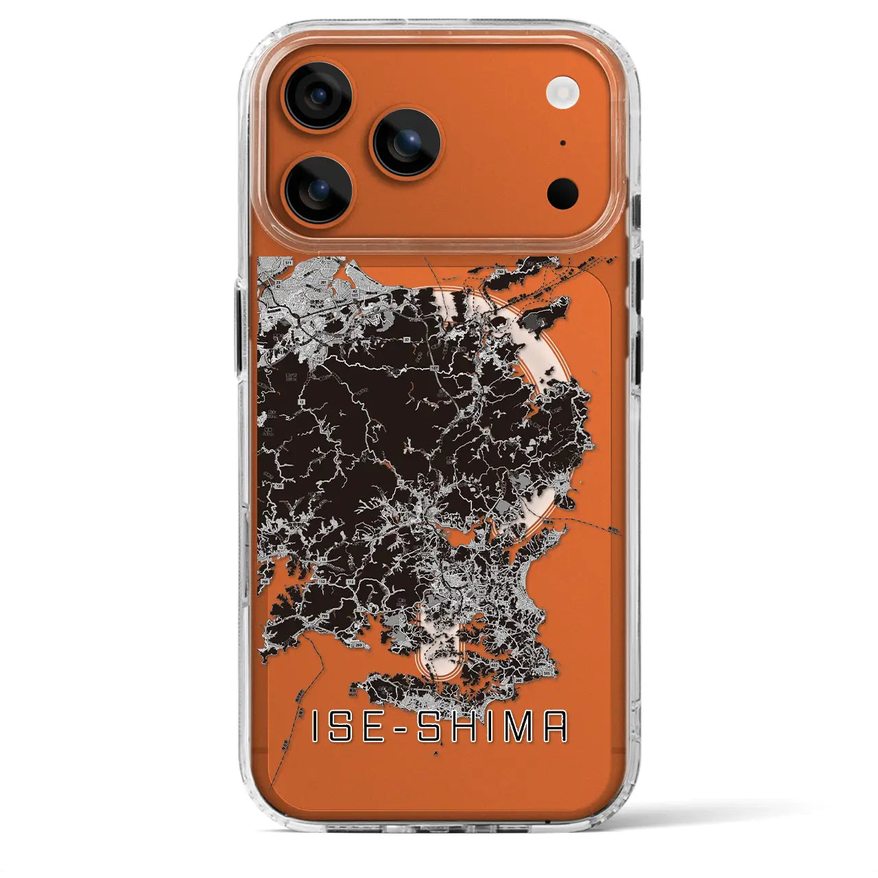 【伊勢志摩（三重県）】地図柄iPhoneケース（MagSafeタイプ）