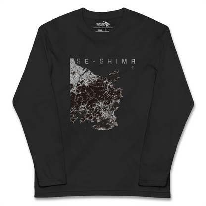 【伊勢志摩（三重県）】地図柄ロングスリーブTシャツ