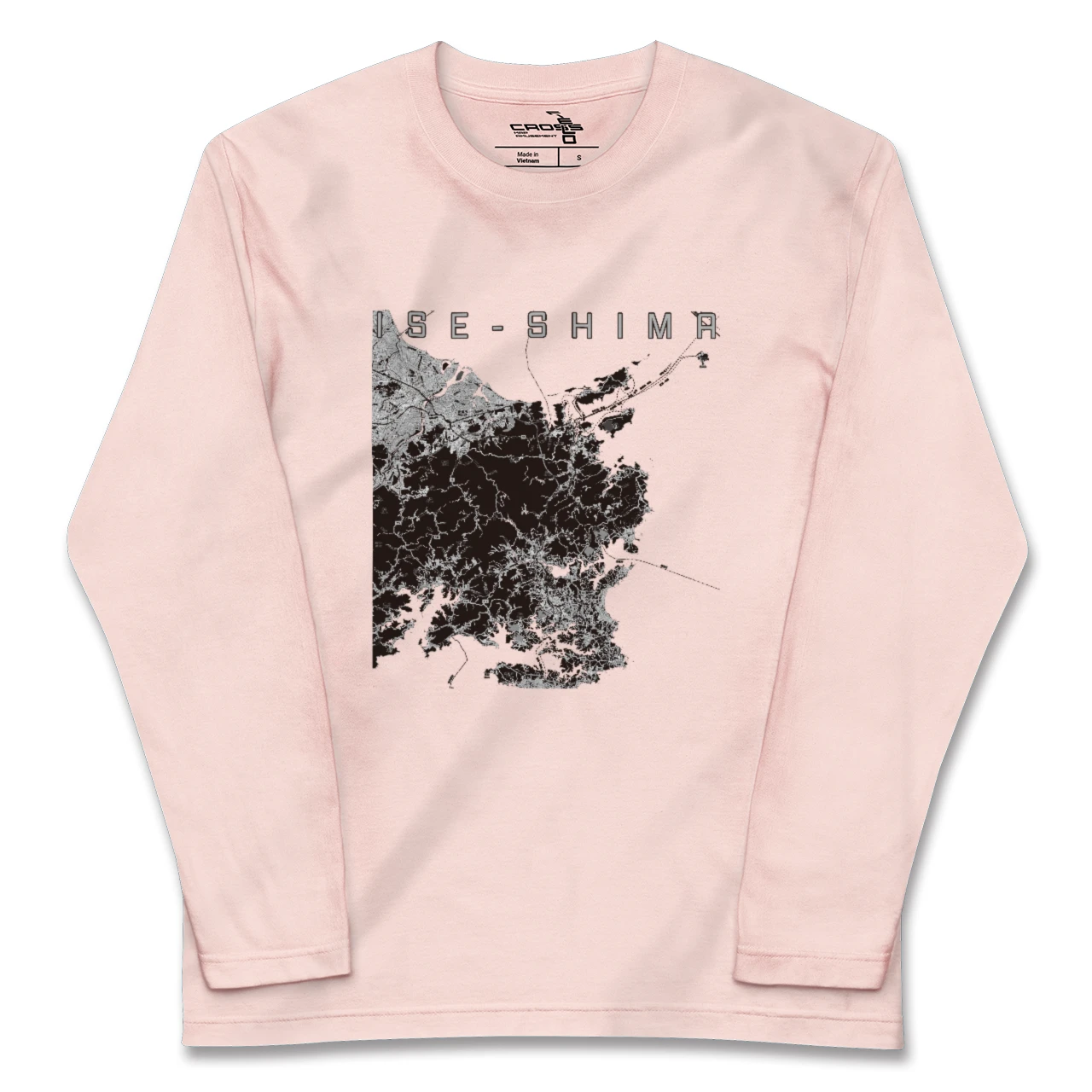 【伊勢志摩（三重県）】地図柄ロングスリーブTシャツ