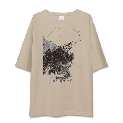 【伊勢志摩（三重県）】地図柄ビッグシルエットTシャツ