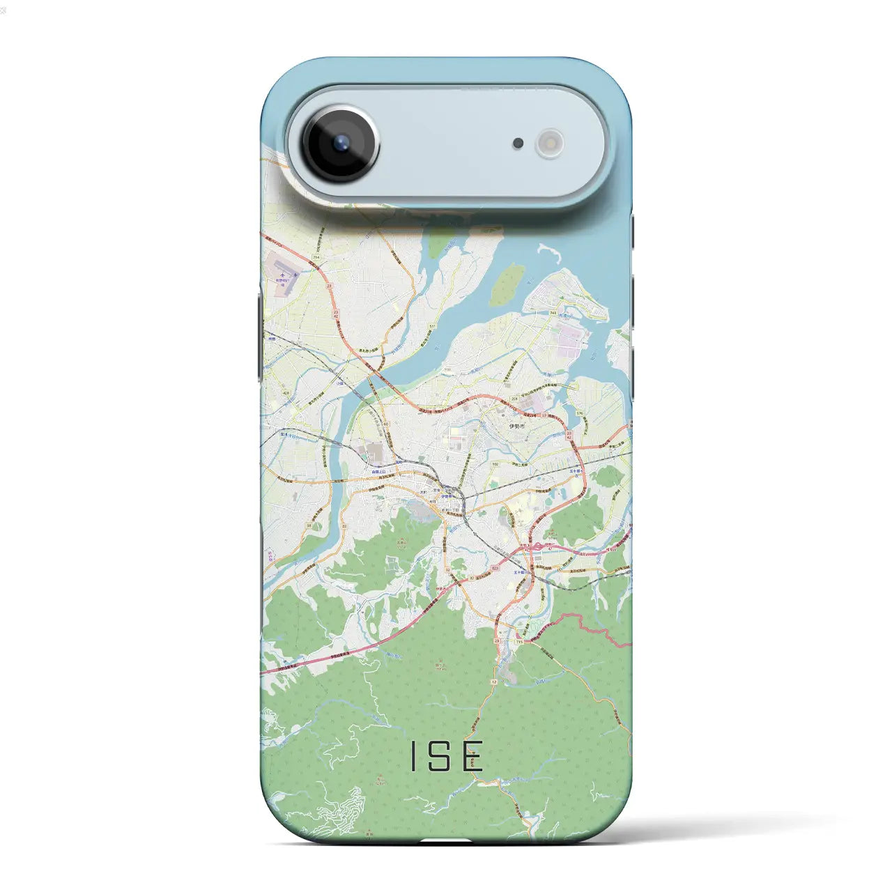 【伊勢（三重県）】地図柄iPhoneケース（バックカバータイプ）