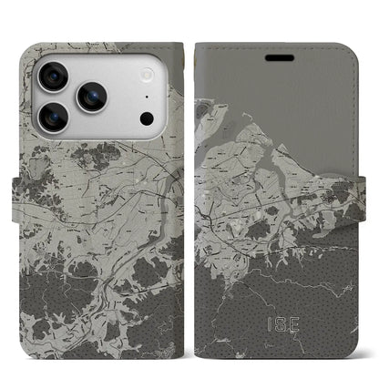 【伊勢（三重県）】地図柄iPhoneケース（手帳タイプ）