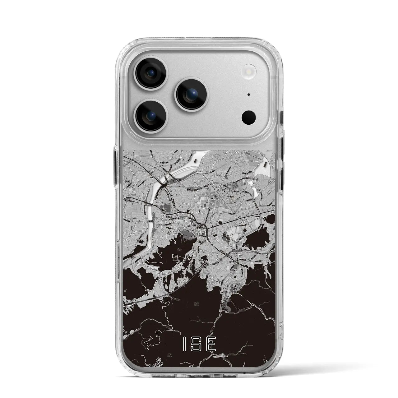 【伊勢（三重県）】地図柄iPhoneケース（MagSafeタイプ）