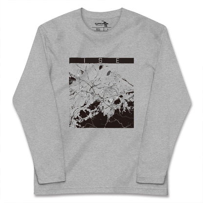 【伊勢（三重県）】地図柄ロングスリーブTシャツ