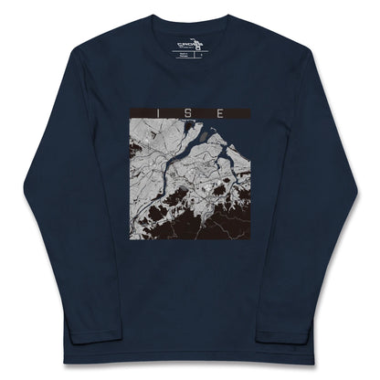 【伊勢（三重県）】地図柄ロングスリーブTシャツ
