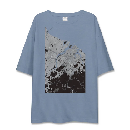 【伊勢（三重県）】地図柄ビッグシルエットTシャツ