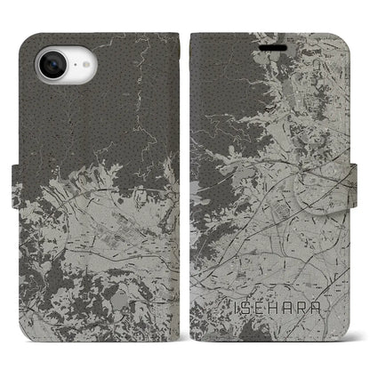 【伊勢原（神奈川県）】地図柄iPhoneケース（手帳タイプ）