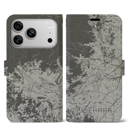 【伊勢原（神奈川県）】地図柄iPhoneケース（手帳タイプ）