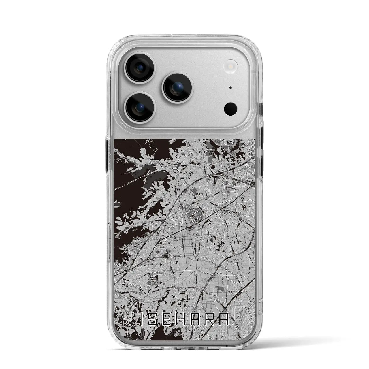 【伊勢原（神奈川県）】地図柄iPhoneケース（MagSafeタイプ）