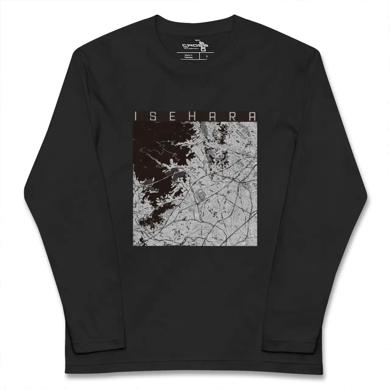 【伊勢原（神奈川県）】地図柄ロングスリーブTシャツ