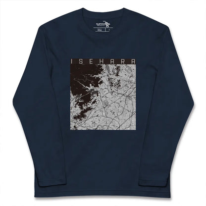 【伊勢原（神奈川県）】地図柄ロングスリーブTシャツ