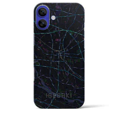 【伊勢崎（群馬県）】地図柄iPhoneケース（バックカバータイプ）