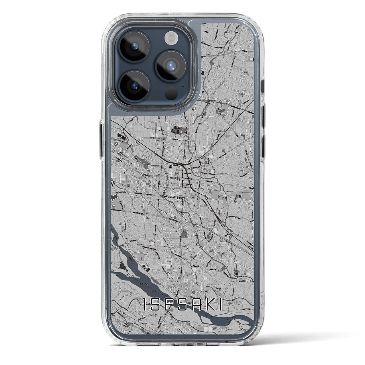 【伊勢崎（群馬県）】地図柄iPhoneケース（MagSafeタイプ）