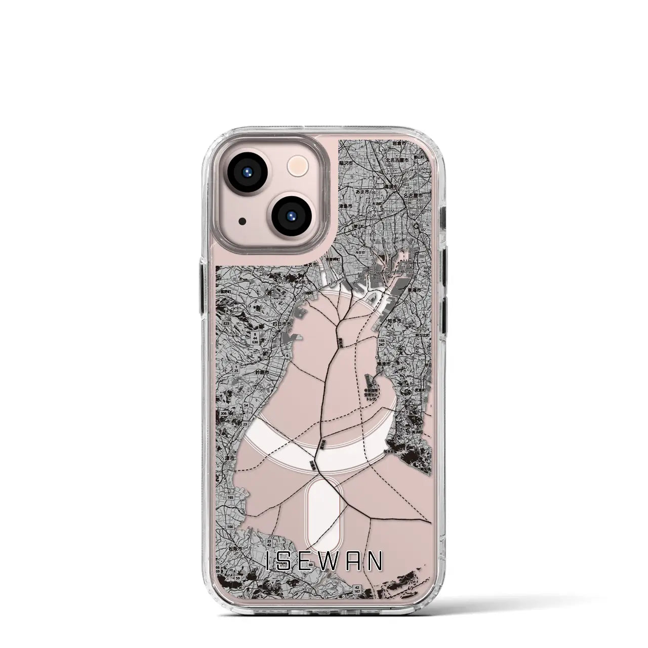 【伊勢湾（三重県）】地図柄iPhoneケース（MagSafeタイプ）