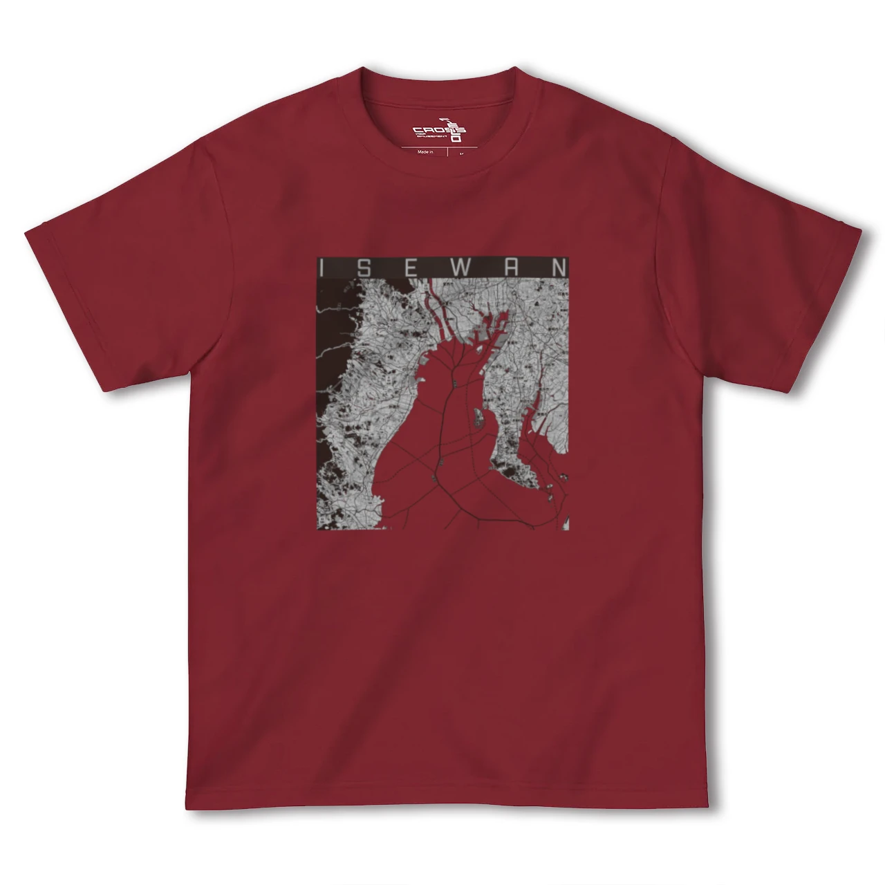 【伊勢湾（三重県）】地図柄ヘビーウェイトTシャツ