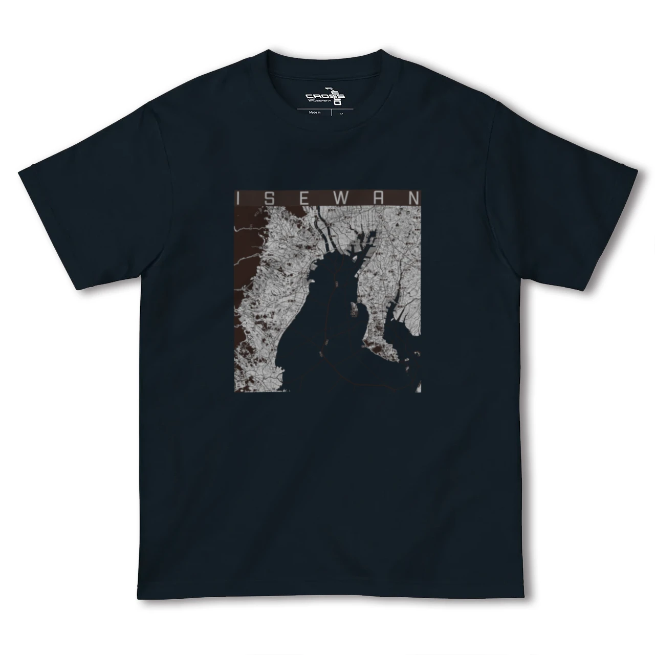【伊勢湾（三重県）】地図柄ヘビーウェイトTシャツ