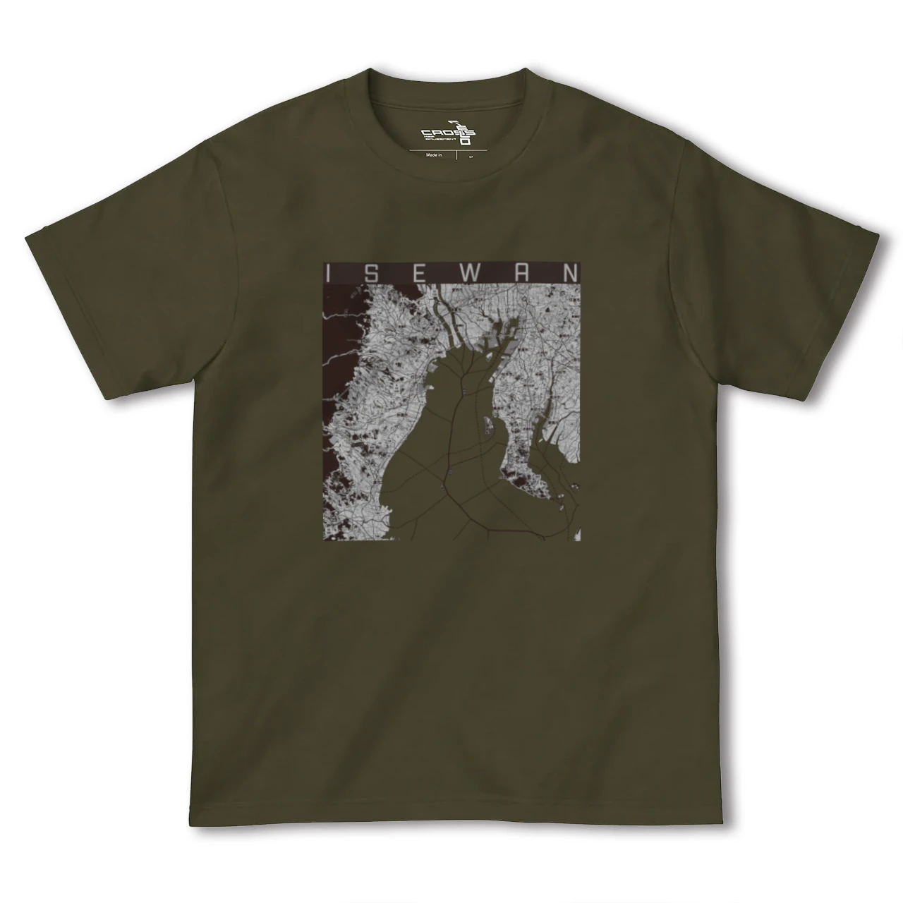 【伊勢湾（三重県）】地図柄ヘビーウェイトTシャツ