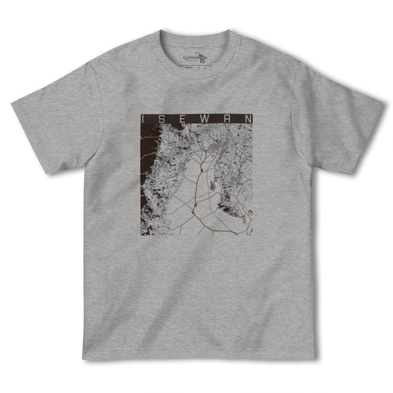 【伊勢湾（三重県）】地図柄ヘビーウェイトTシャツ