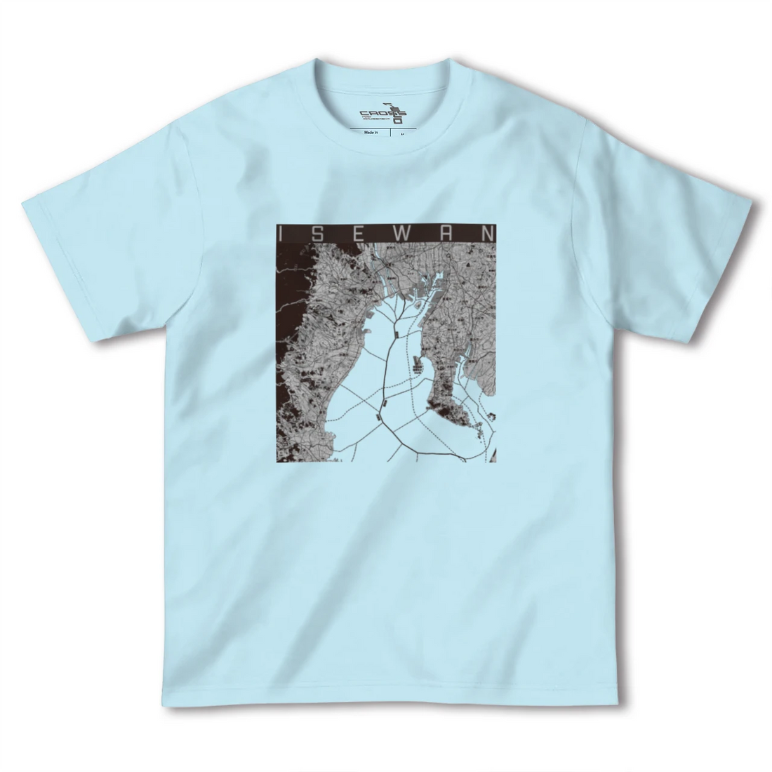 【伊勢湾（三重県）】地図柄ヘビーウェイトTシャツ