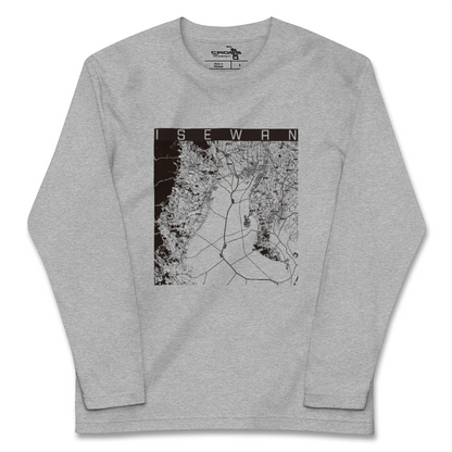 【伊勢湾（三重県）】地図柄ロングスリーブTシャツ