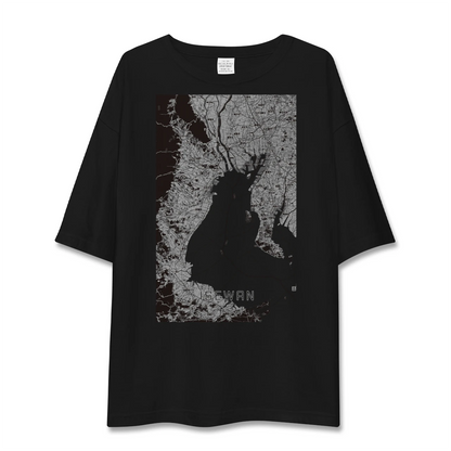 【伊勢湾（三重県）】地図柄ビッグシルエットTシャツ
