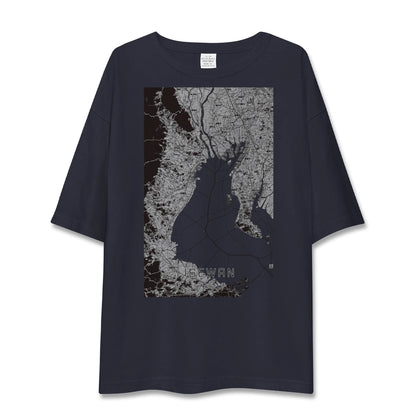 【伊勢湾（三重県）】地図柄ビッグシルエットTシャツ