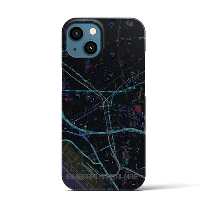 【石橋阪大前（大阪府）】地図柄iPhoneケース（バックカバータイプ）