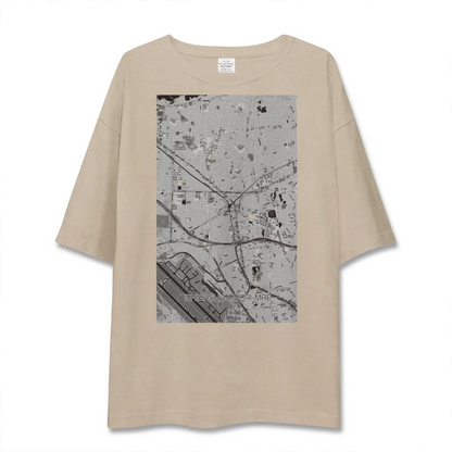 【石橋阪大前（大阪府）】地図柄ビッグシルエットTシャツ