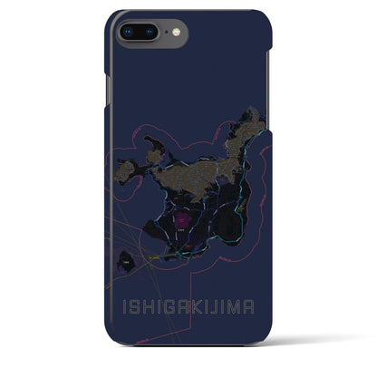 【石垣島（沖縄県）】地図柄iPhoneケース（バックカバータイプ）