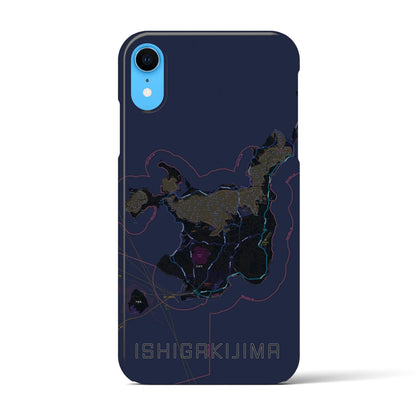 【石垣島（沖縄県）】地図柄iPhoneケース（バックカバータイプ）