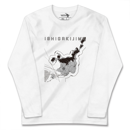 【石垣島（沖縄県）】地図柄ロングスリーブTシャツ