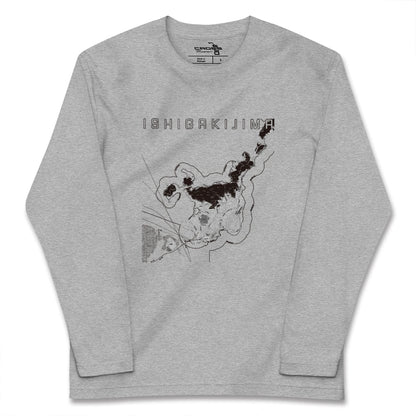 【石垣島（沖縄県）】地図柄ロングスリーブTシャツ