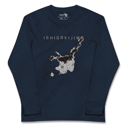 【石垣島（沖縄県）】地図柄ロングスリーブTシャツ