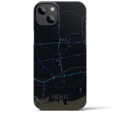 【石井（徳島県）】地図柄iPhoneケース（バックカバータイプ）