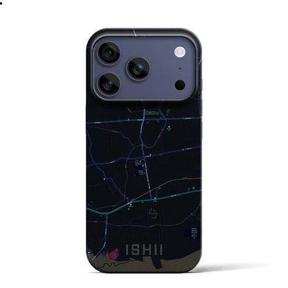 【石井（徳島県）】地図柄iPhoneケース（バックカバータイプ）