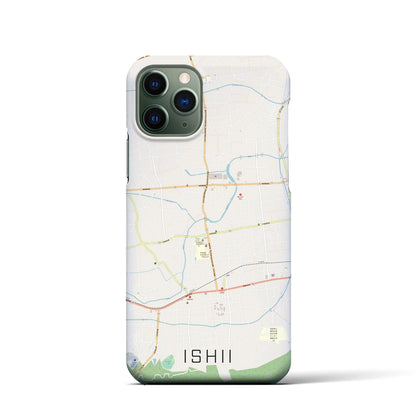 【石井（徳島県）】地図柄iPhoneケース（バックカバータイプ）