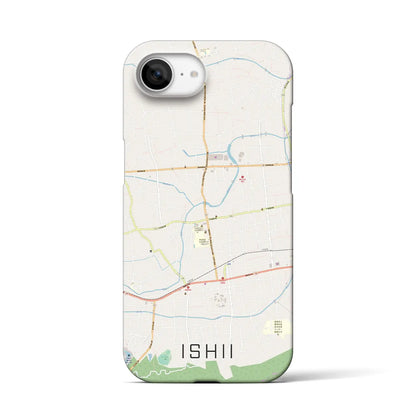 【石井（徳島県）】地図柄iPhoneケース（バックカバータイプ）