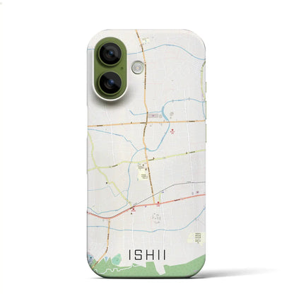 【石井（徳島県）】地図柄iPhoneケース（バックカバータイプ）